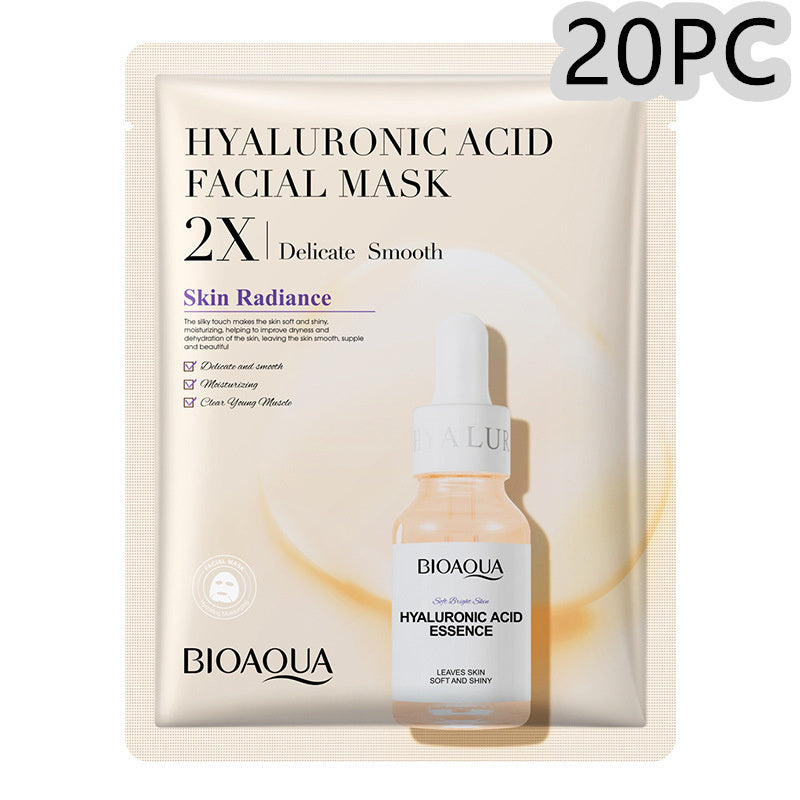 Collagen Face Mask Moisturizing Face Sheet Mask, Hyaluronic Acid
