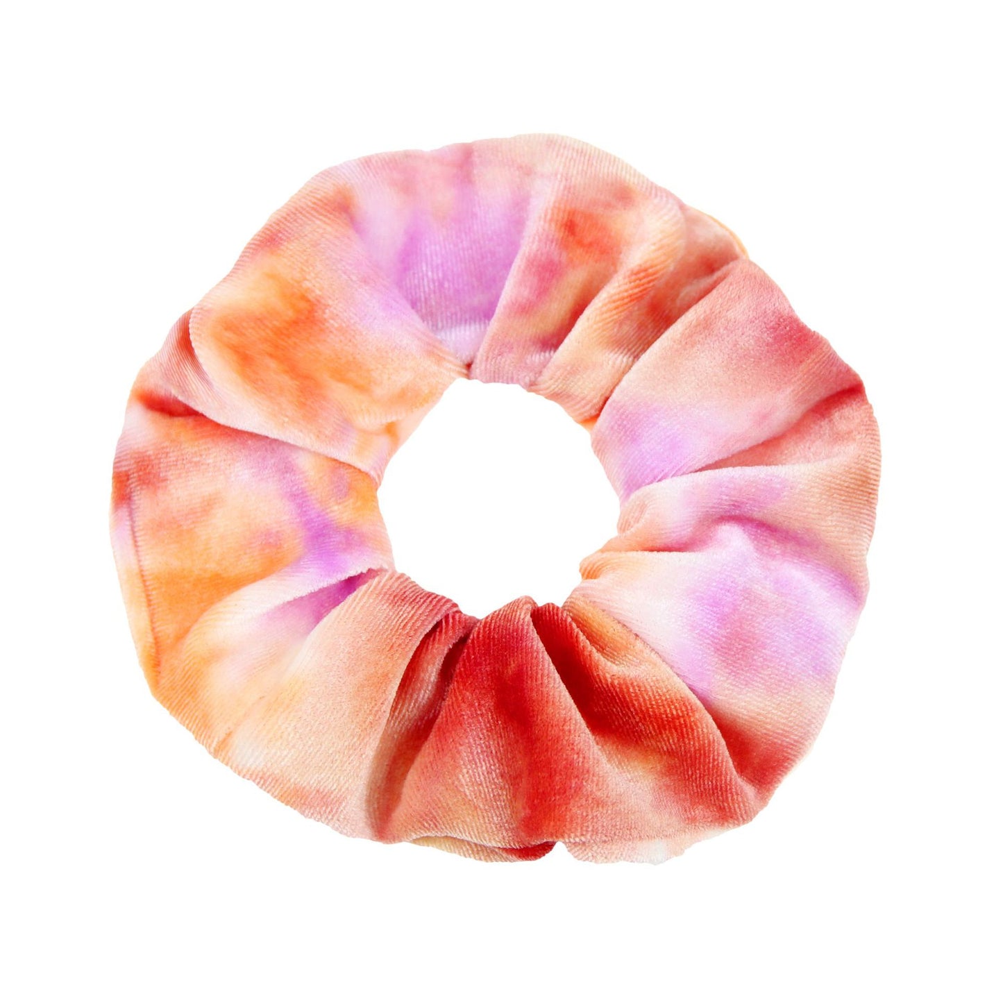 Diamond Velvet Tie-dye Printing And Dyeing Large Intestine Ring Gradient Color