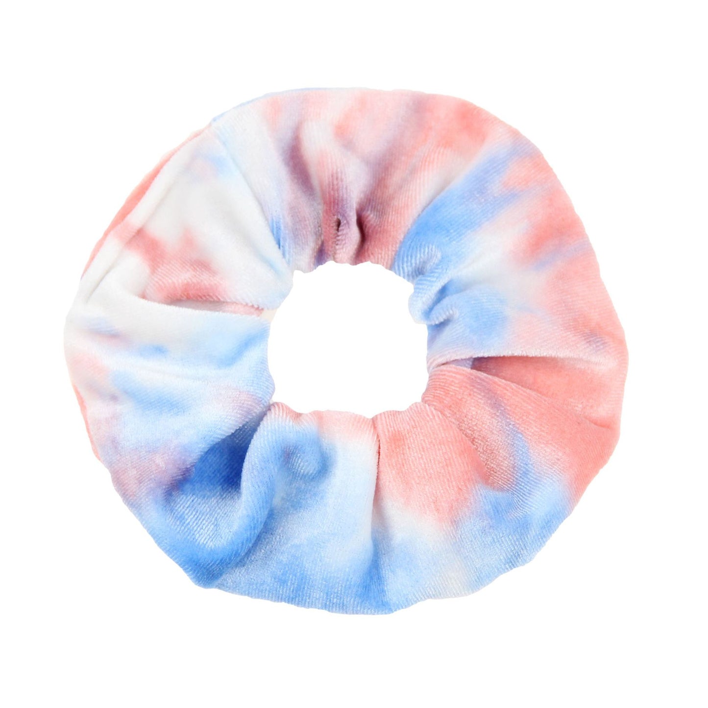 Diamond Velvet Tie-dye Printing And Dyeing Large Intestine Ring Gradient Color