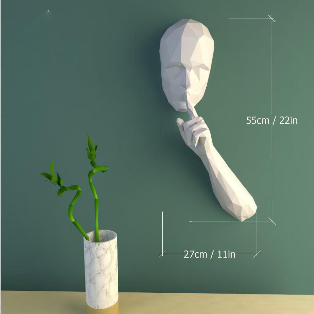 Paper Model Library Office Wall Hanging Decoration 3d Paper Model