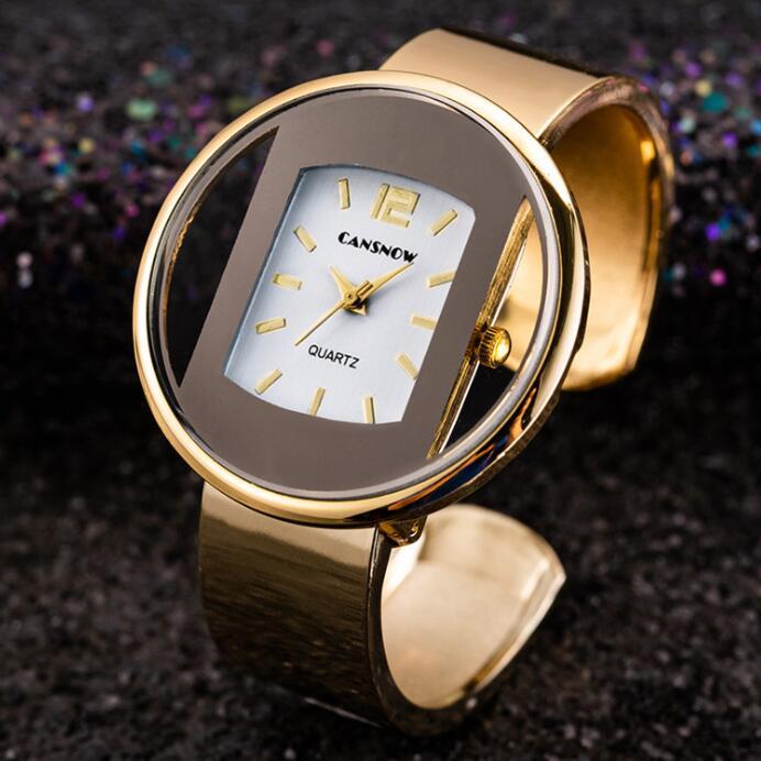 Women Watches Luxury Brand Bracelet Watch Gold Silver Dial Quartz Clock