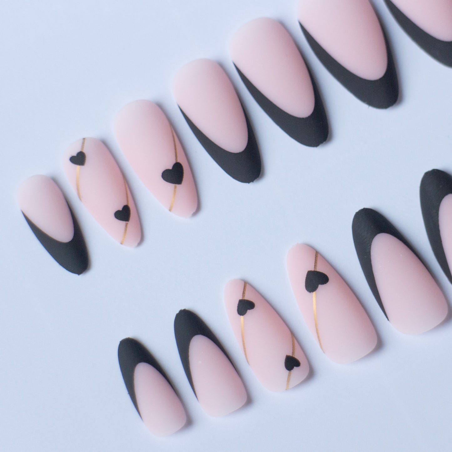 Wear Nail European And American Almond-shaped French Frosted