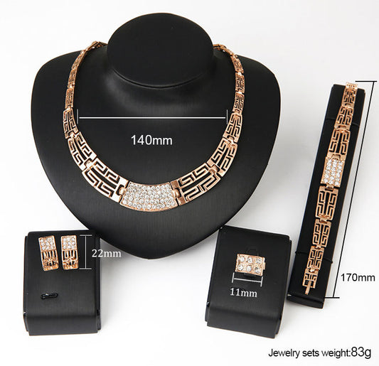 18K Gold Plated Jewelry Set