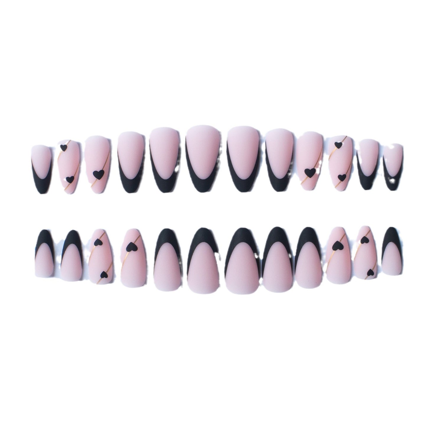 Wear Nail European And American Almond-shaped French Frosted
