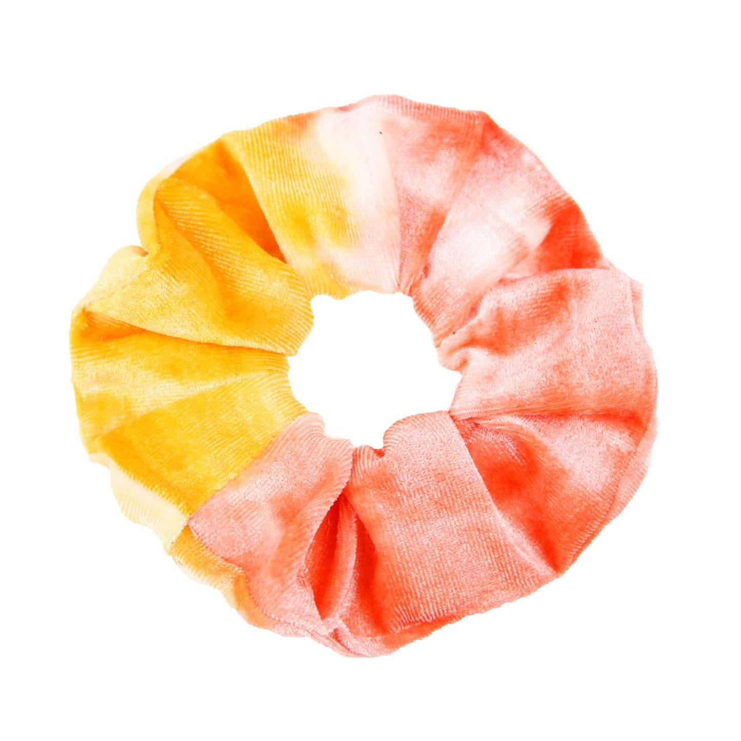 Diamond Velvet Tie-dye Printing And Dyeing Large Intestine Ring Gradient Color
