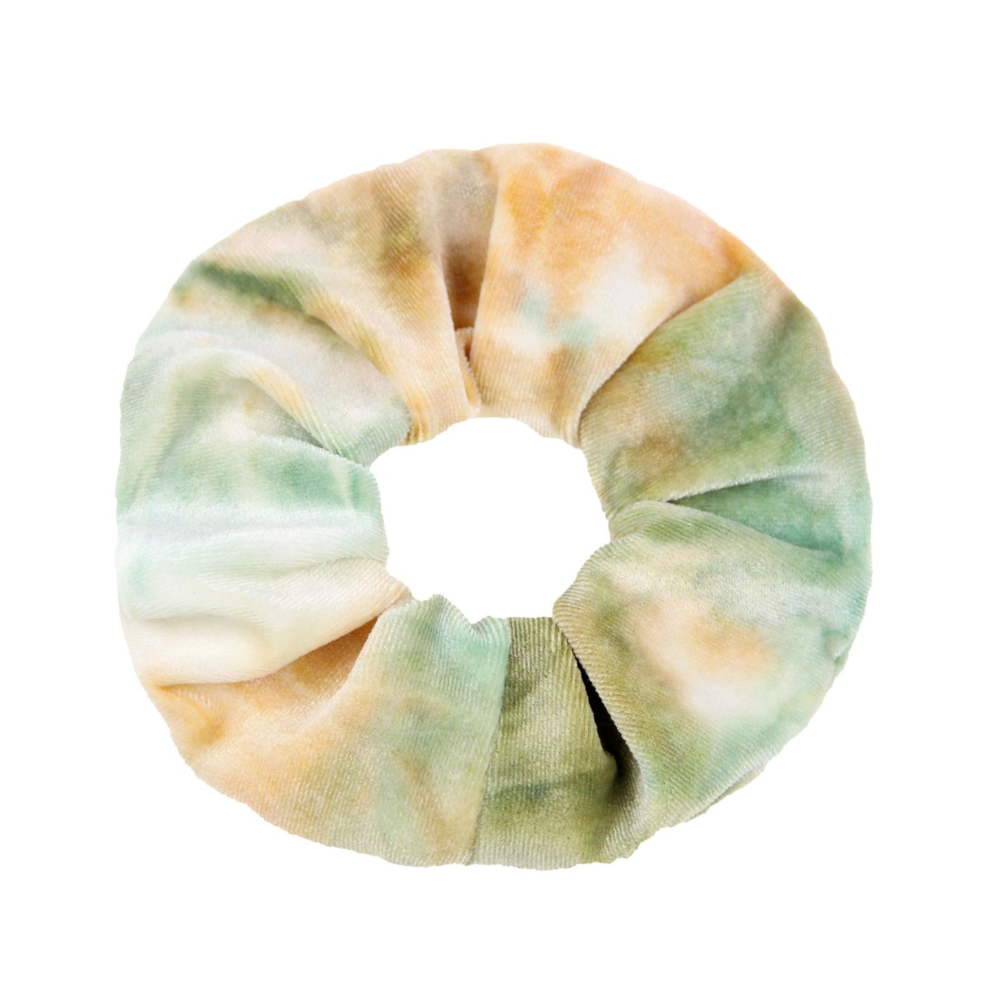 Diamond Velvet Tie-dye Printing And Dyeing Large Intestine Ring Gradient Color