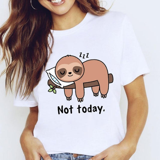 T shirt For Women Tops White Star