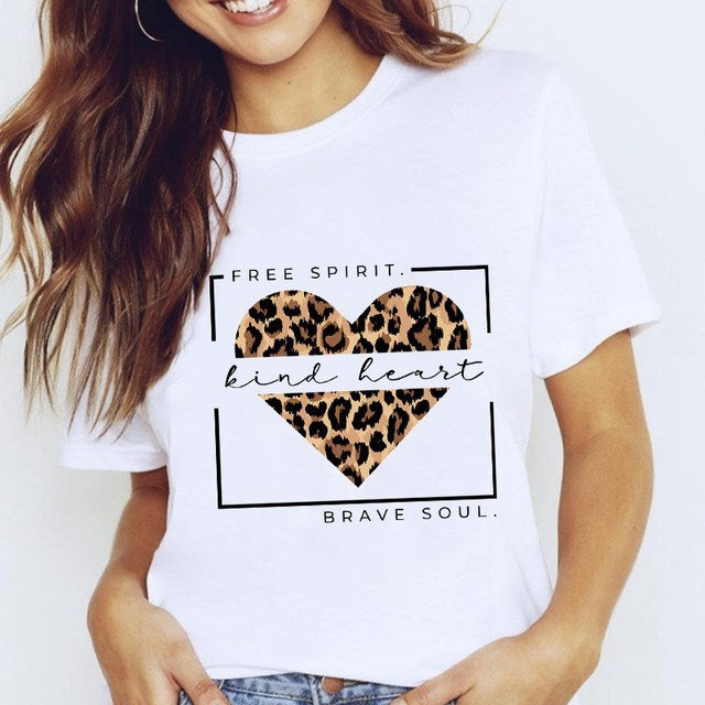 T shirt For Women Tops White Star