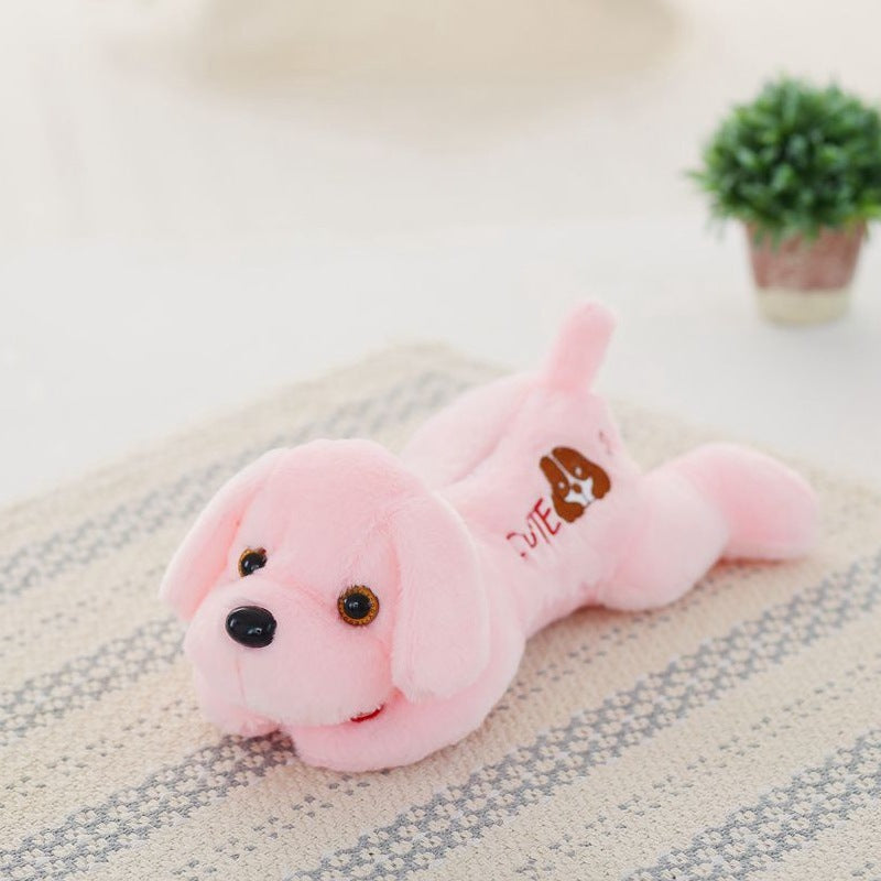 Glowing puppy doll stuffed animal