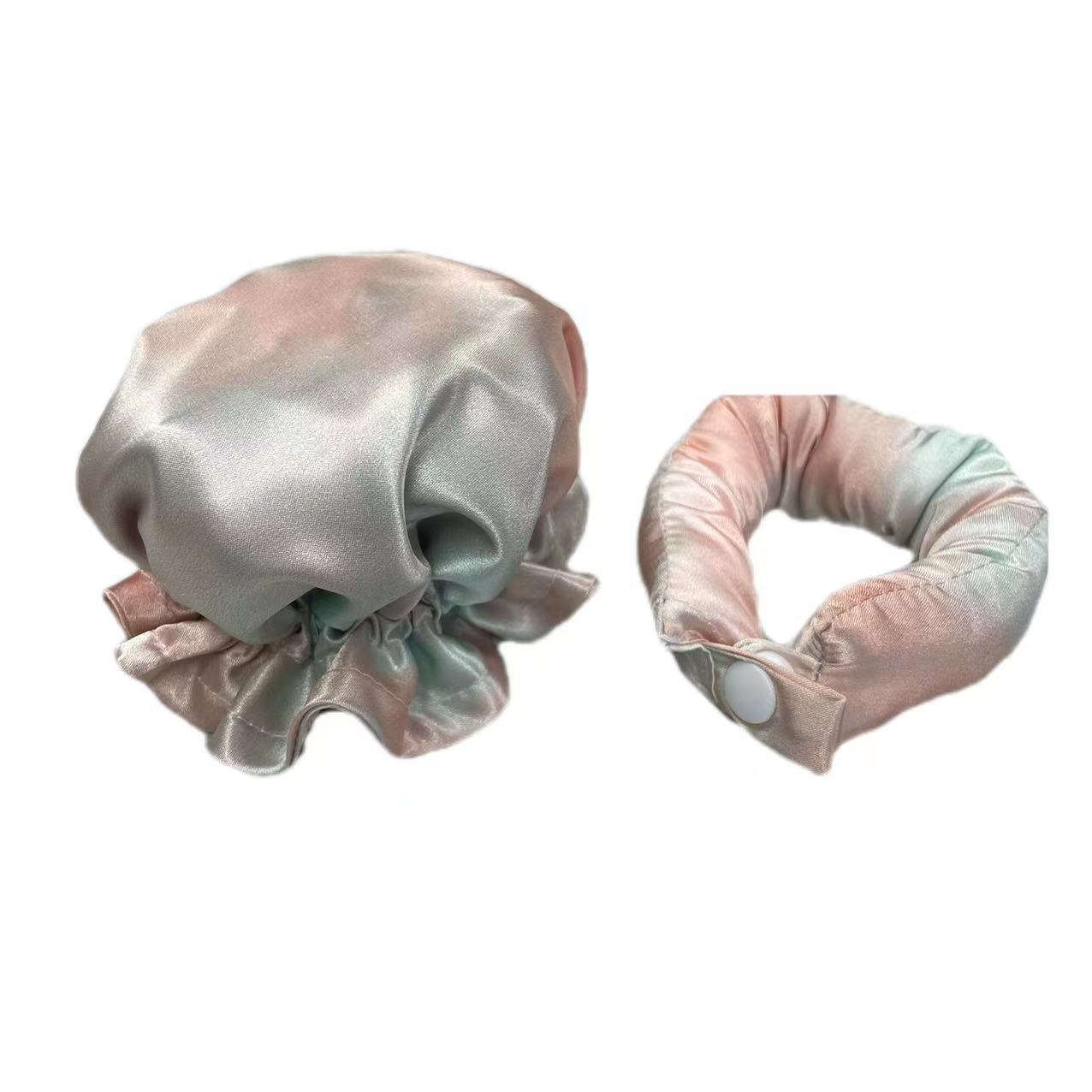 Heatless Curl Stick With Cloth Cover Cute Ball Head Hair Curler Headband Hair Rollers