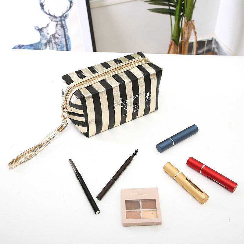 New Phnom Penh Striped Make-up Bag