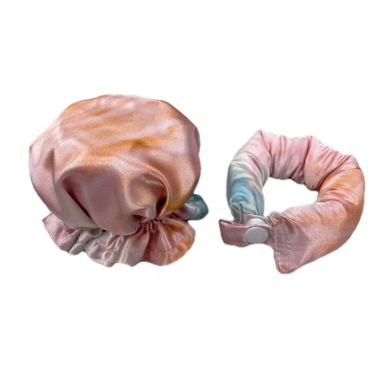 Heatless Curl Stick With Cloth Cover Cute Ball Head Hair Curler Headband Hair Rollers