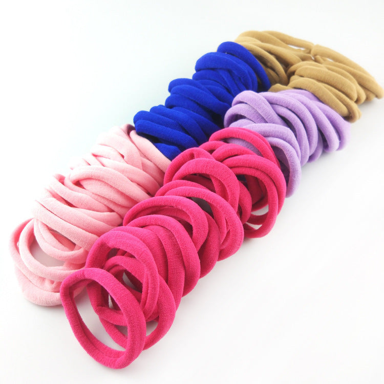Towel Hair Tie Seamless High Elasticity Seamless Hair Tie Hair Rope Rubber Band