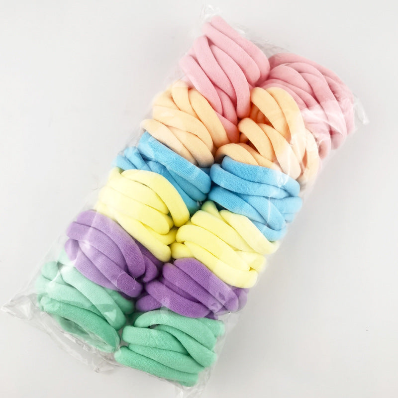 Towel Hair Tie Seamless High Elasticity Seamless Hair Tie Hair Rope Rubber Band