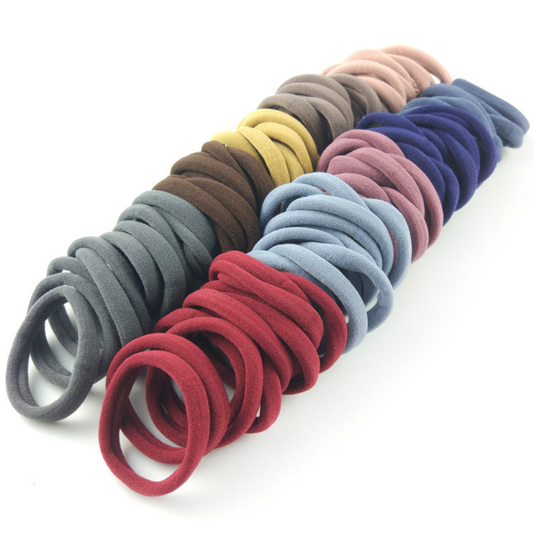 Towel Hair Tie Seamless High Elasticity Seamless Hair Tie Hair Rope Rubber Band