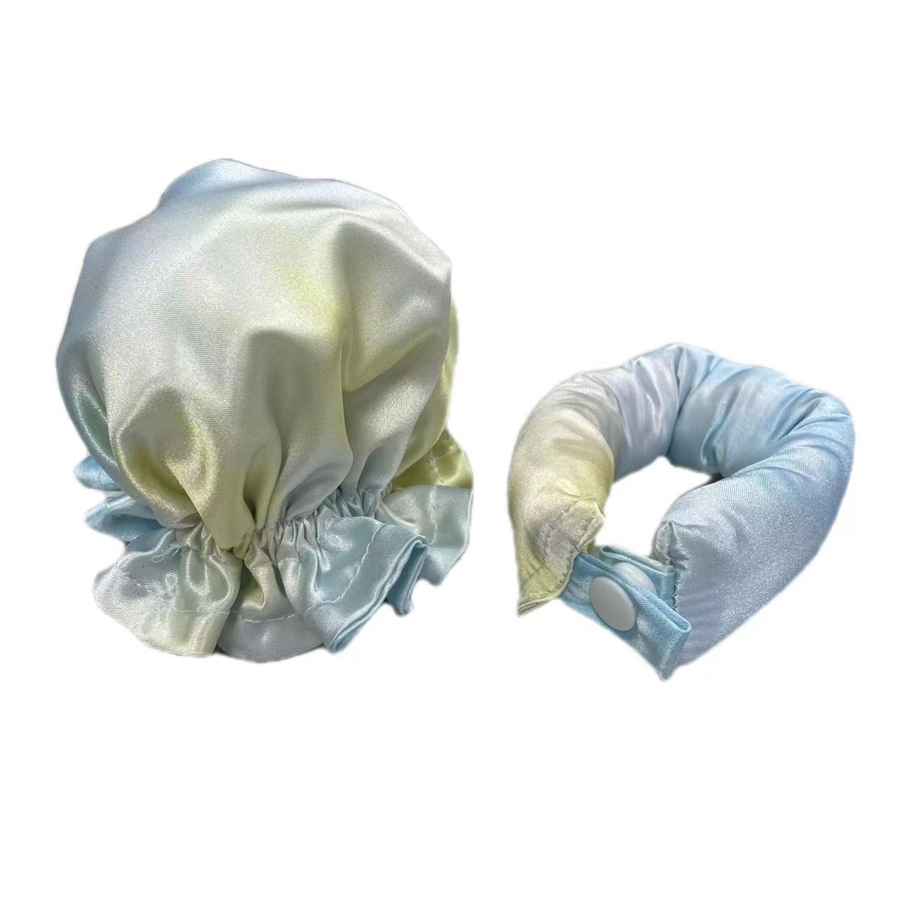 Heatless Curl Stick With Cloth Cover Cute Ball Head Hair Curler Headband Hair Rollers