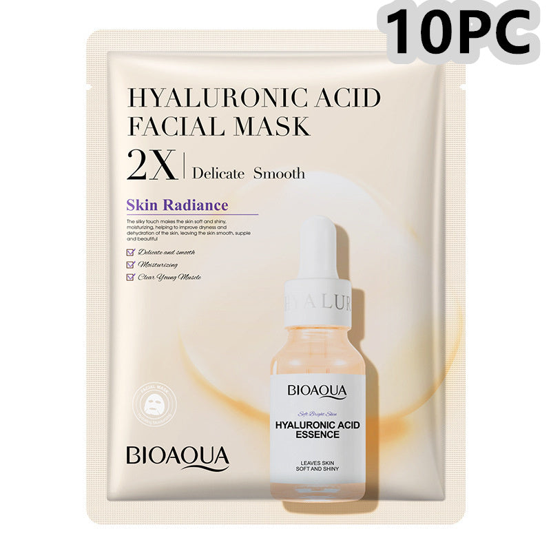 Collagen Face Mask Moisturizing Face Sheet Mask, Hyaluronic Acid